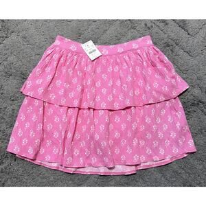 NWT J Crew Crewcuts Girl's Skort Summer/Spring - Cotton Blend - Pink Sz 12